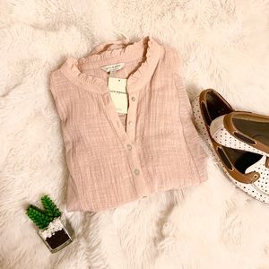 LUCKY BRAND | NWT Dusty Rose 3/4 sleeve top